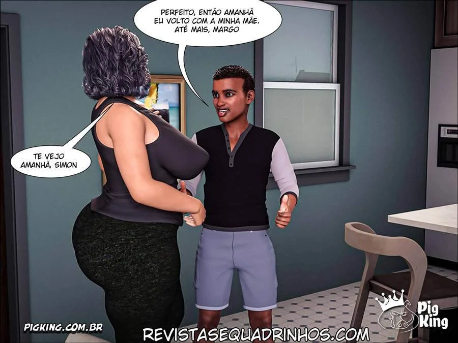 Orgia Carnal com Mães Safadas em Quadrinhos Eróticos 3D Explícitos