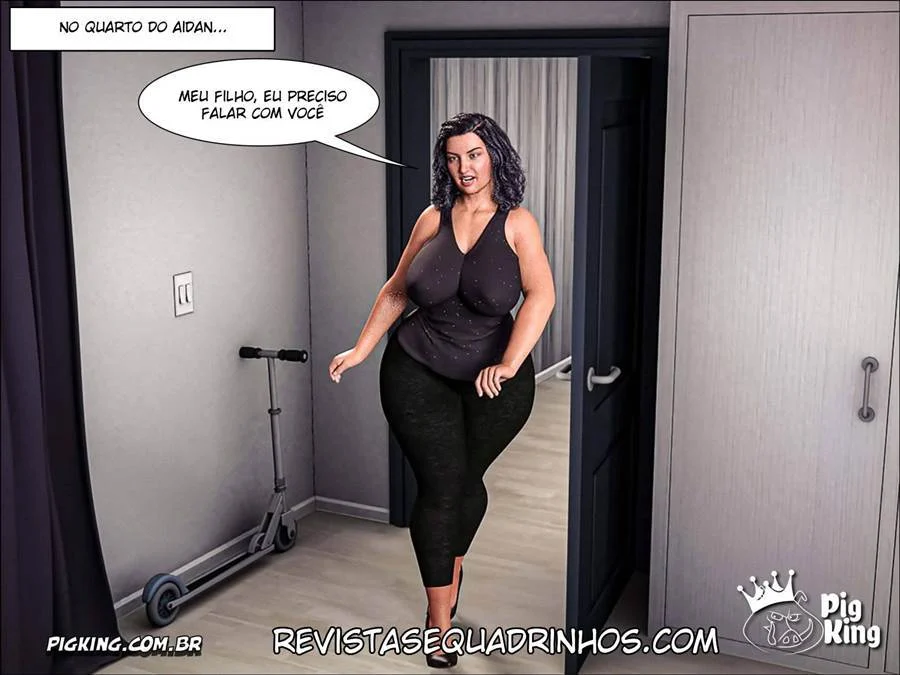 Orgia Carnal com Mães Safadas em Quadrinhos Eróticos 3D Explícitos