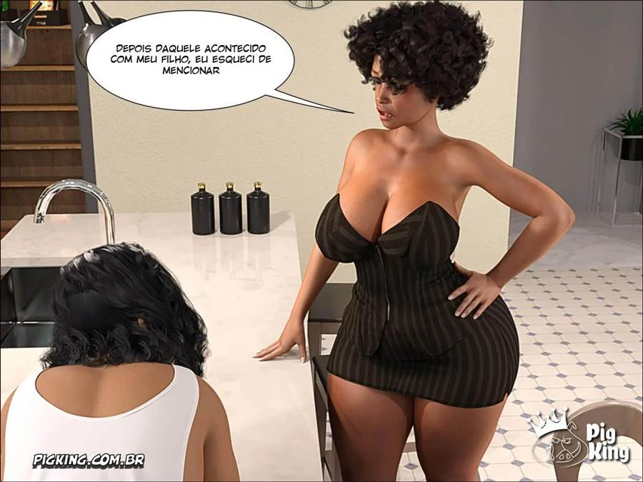 Safadeza com a Mamãe: Rapidinha Quente em Hentai 3D Explícito