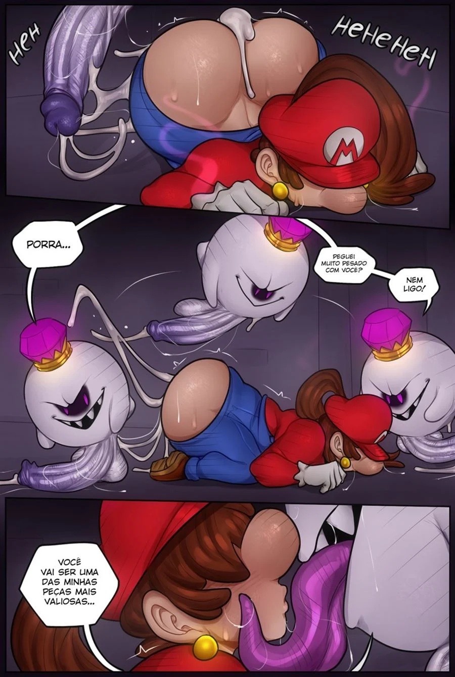 Safadezas Explícitas na Mansão de Maria: HQ Pornô com Sexo Intenso