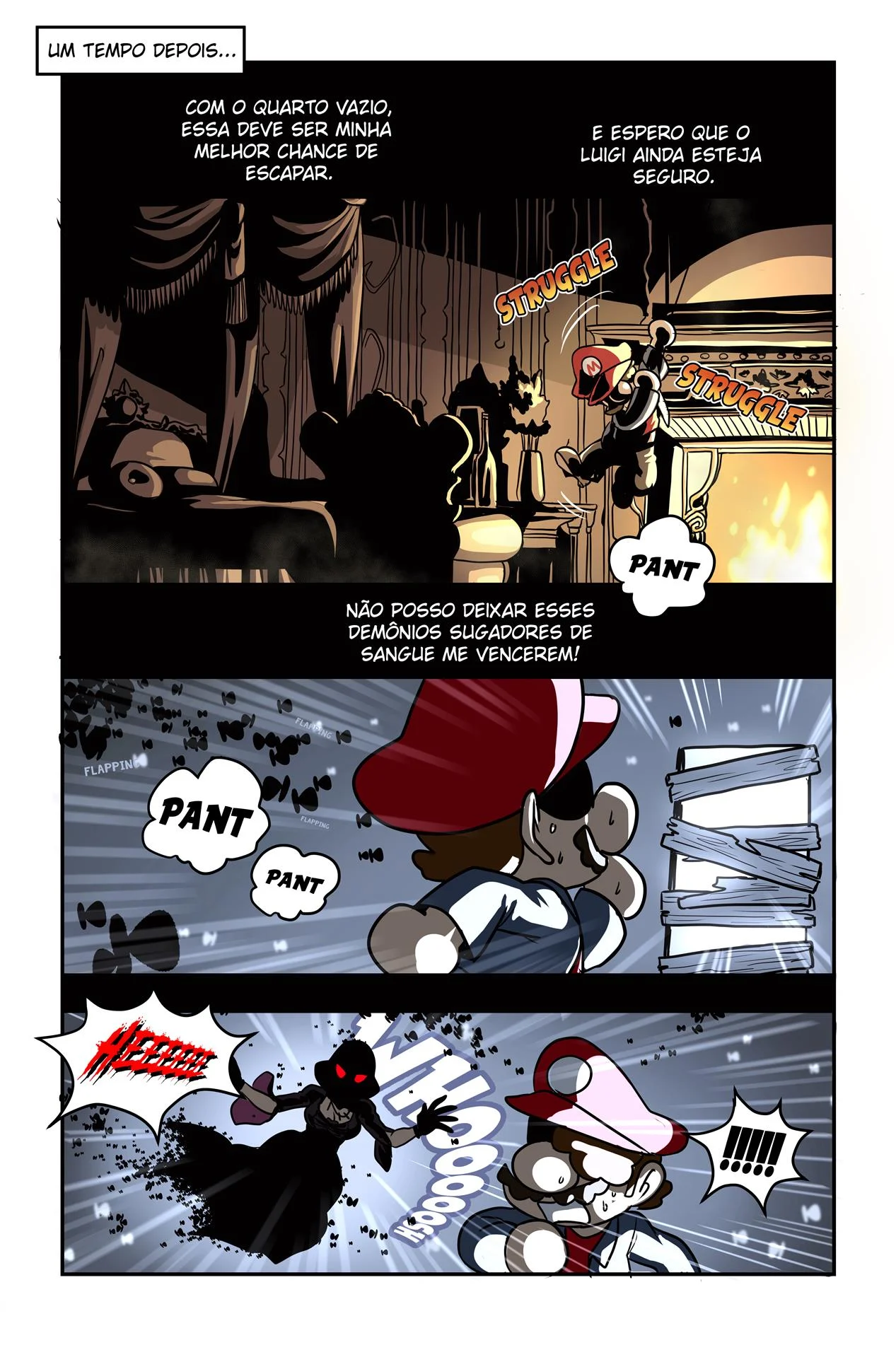 Mario Fode sem Piedade as Vampiras Safadas em HQ Proibida