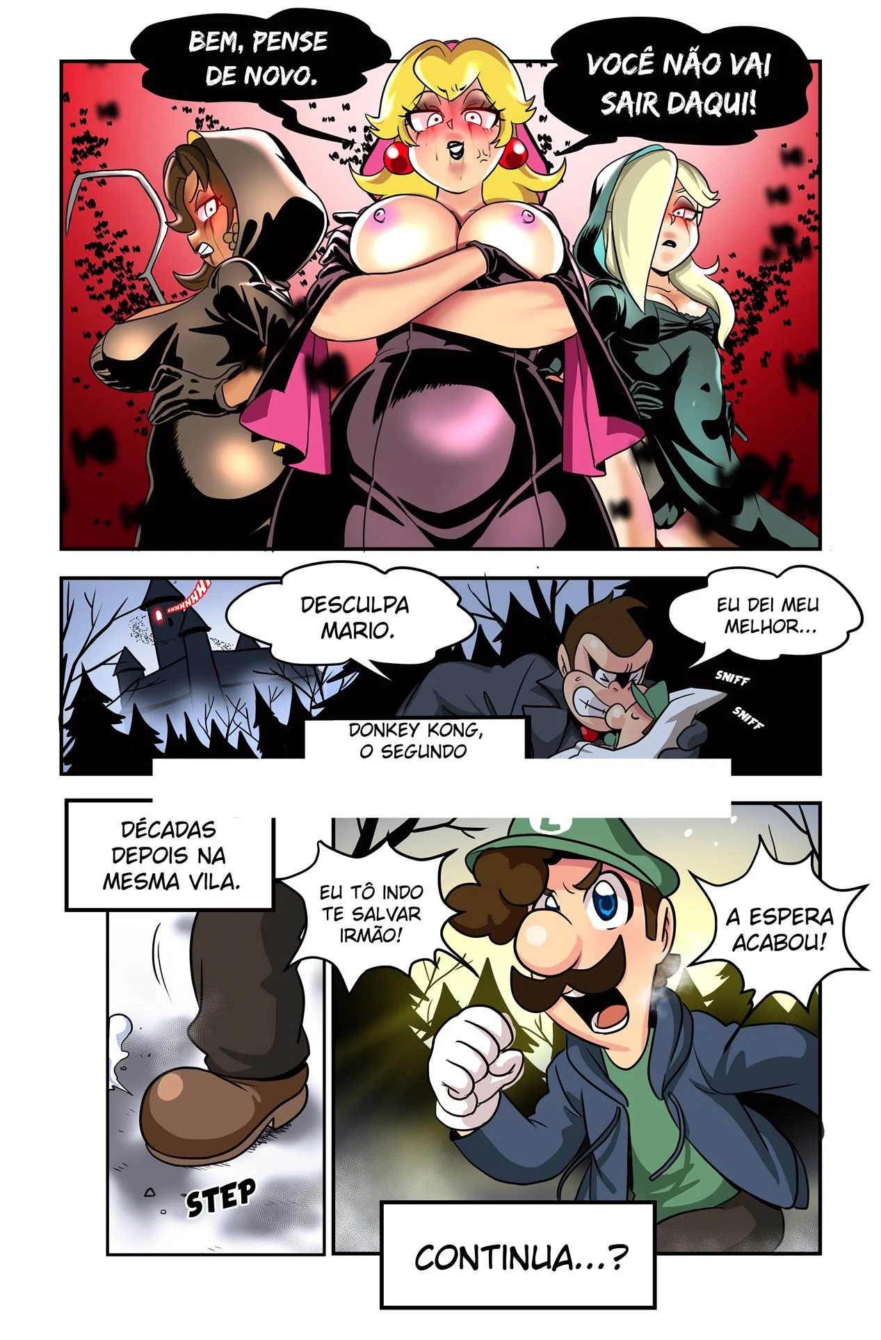 Mario Fode sem Piedade as Vampiras Safadas em HQ Proibida