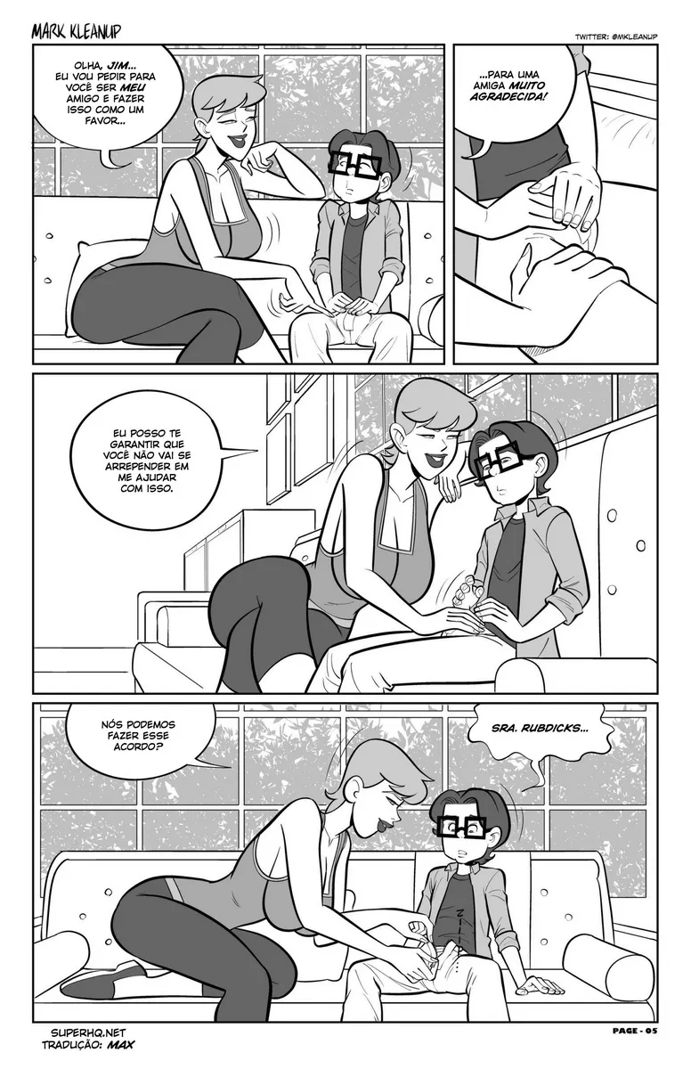 Deixando o Filho de Cueca e Comendo a Mãe do Valentão com Tudo