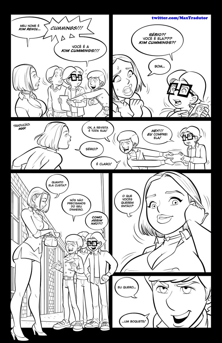 Traços Proibidos: HQ Erótica de Mark Kleanup com Kim Cummings