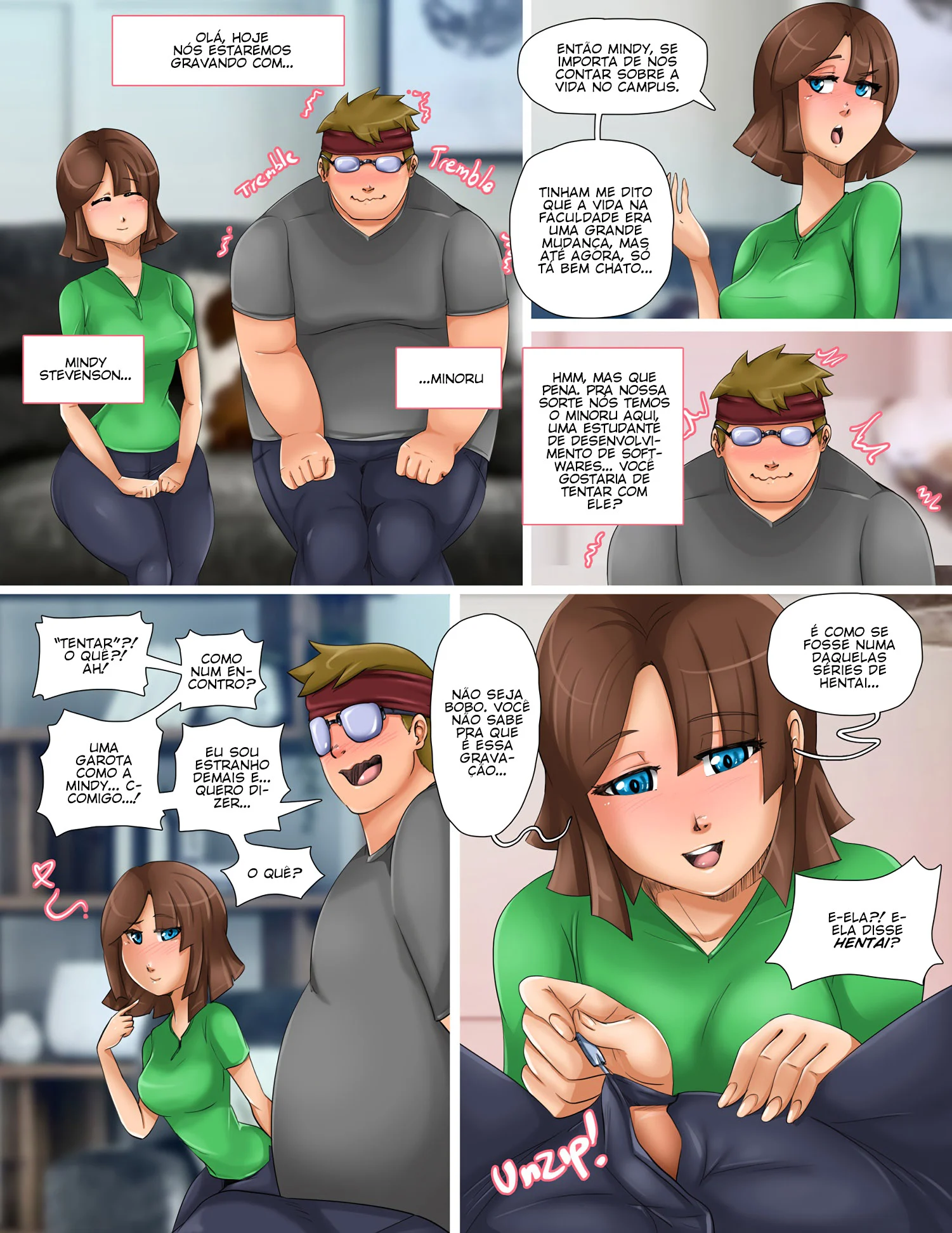 Suculento Volume: Mindy Deleitada pelo Marshmallow Gigante