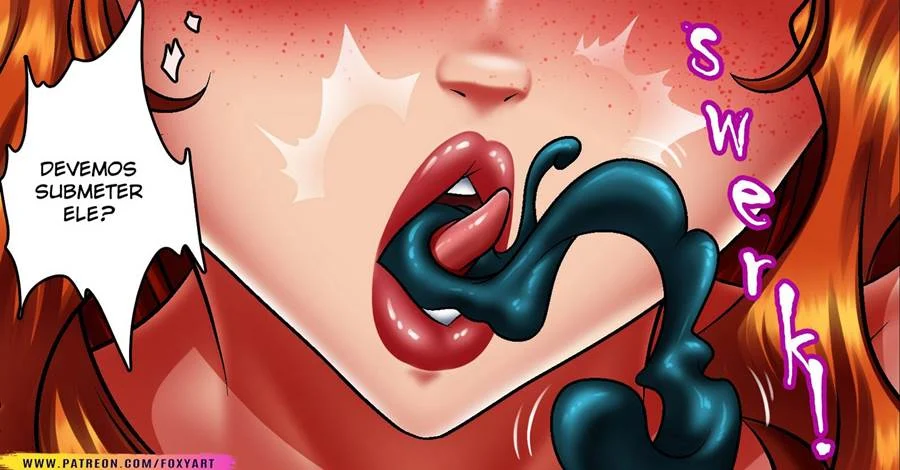 Simbiose Arrepiante: Mary-Venom Dominada Pela Teia do Prazer Simbiose Arrepiante: Mary-Venom Dominada Pela Teia do Prazer