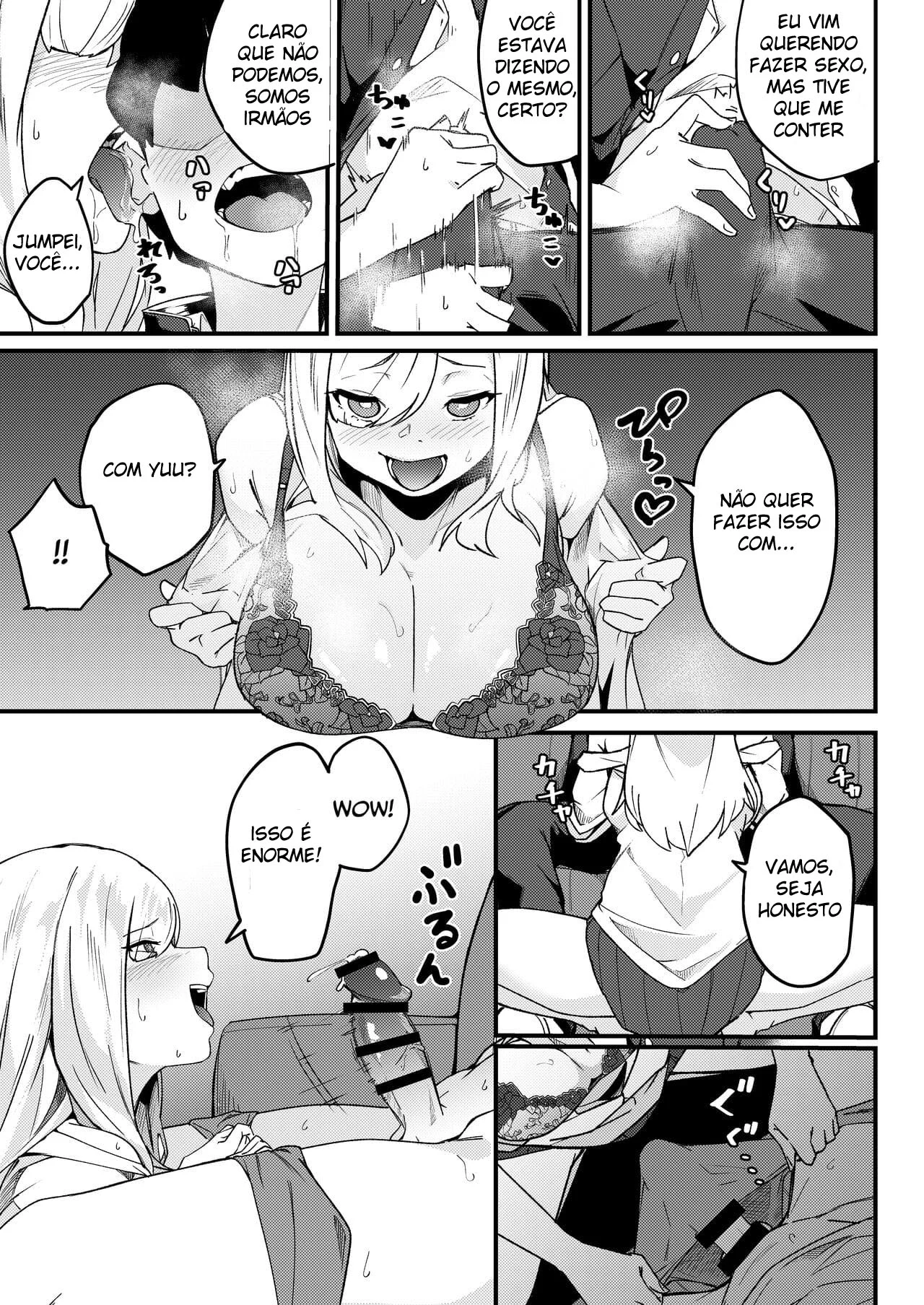 Amante Mais Que Irmão: Quadrinhos Eróticos de Incesto Explícito