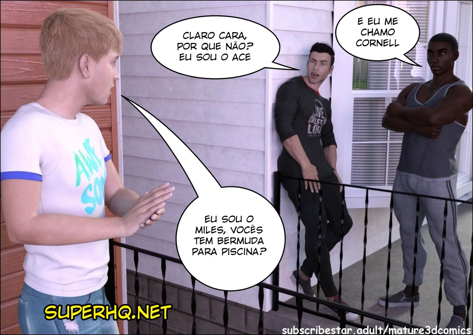 Sedução Entre Vizinhos: Uma MILF Safada em Quadrinhos Eróticos 3D