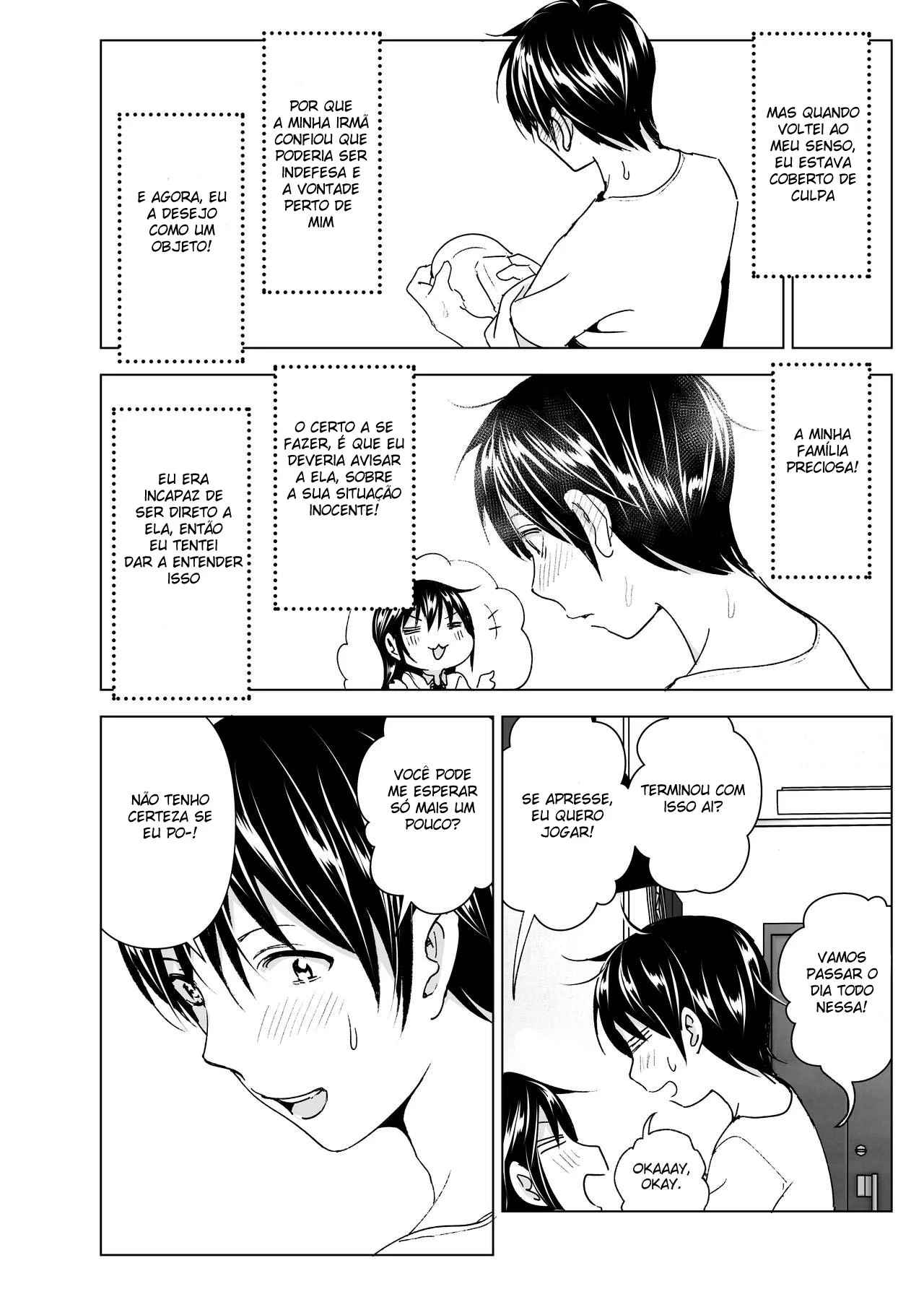 Hentai Tabu: Irmã Mais Nova Seduz Irmão em HQ Explícita