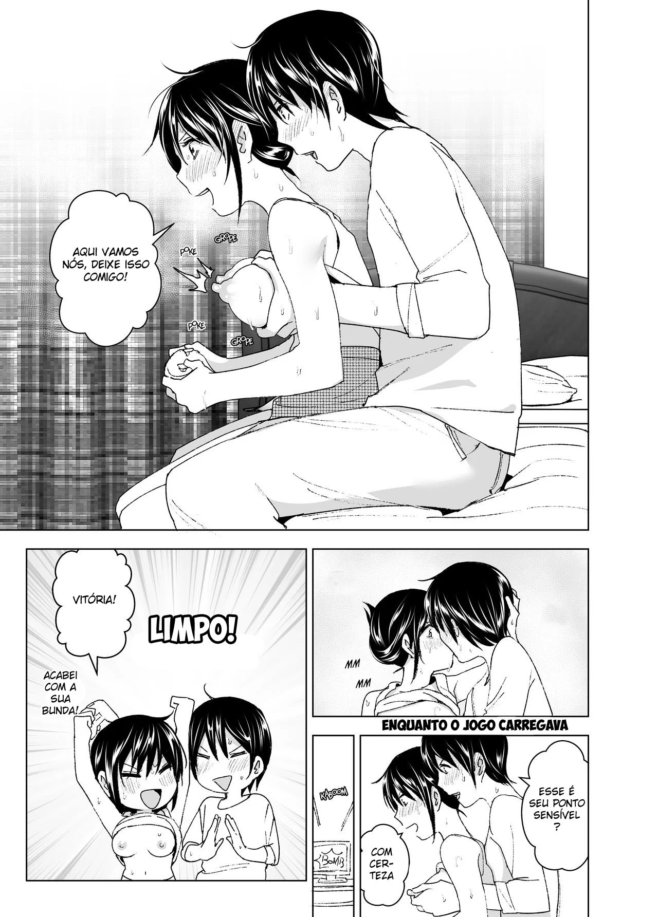 Hentai Tabu: Irmã Mais Nova Seduz Irmão em HQ Explícita