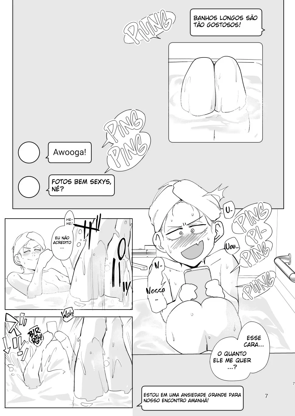 Me Dê Todo Seu Corpo: Quadrinhos Eróticos de Sexo Intenso