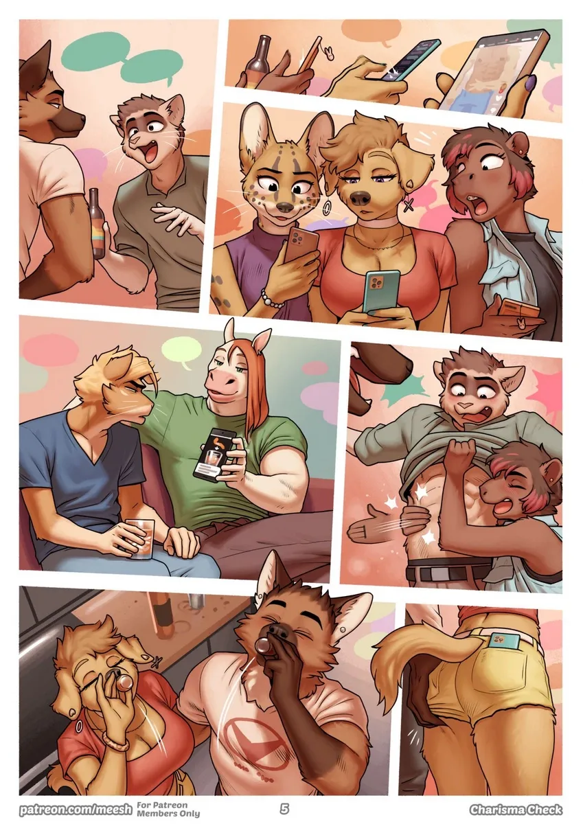 Quadrinhos Explícitos Furry: Meesh em Ação Irresistível