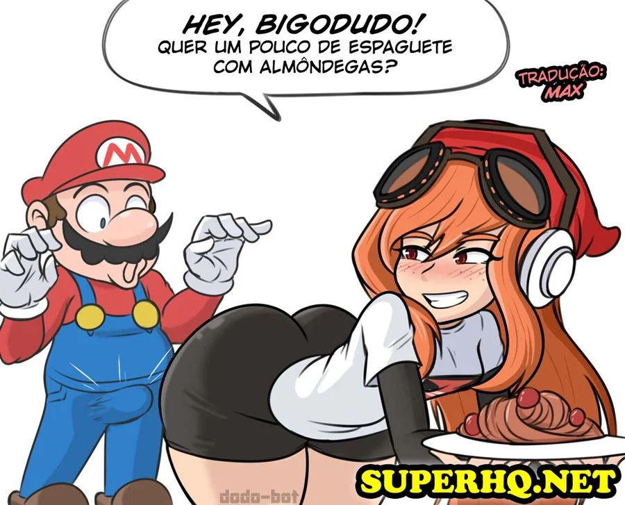 Meggy e Goofy Mario: Uma Aventura Explícita em Quadrinhos de Sexo