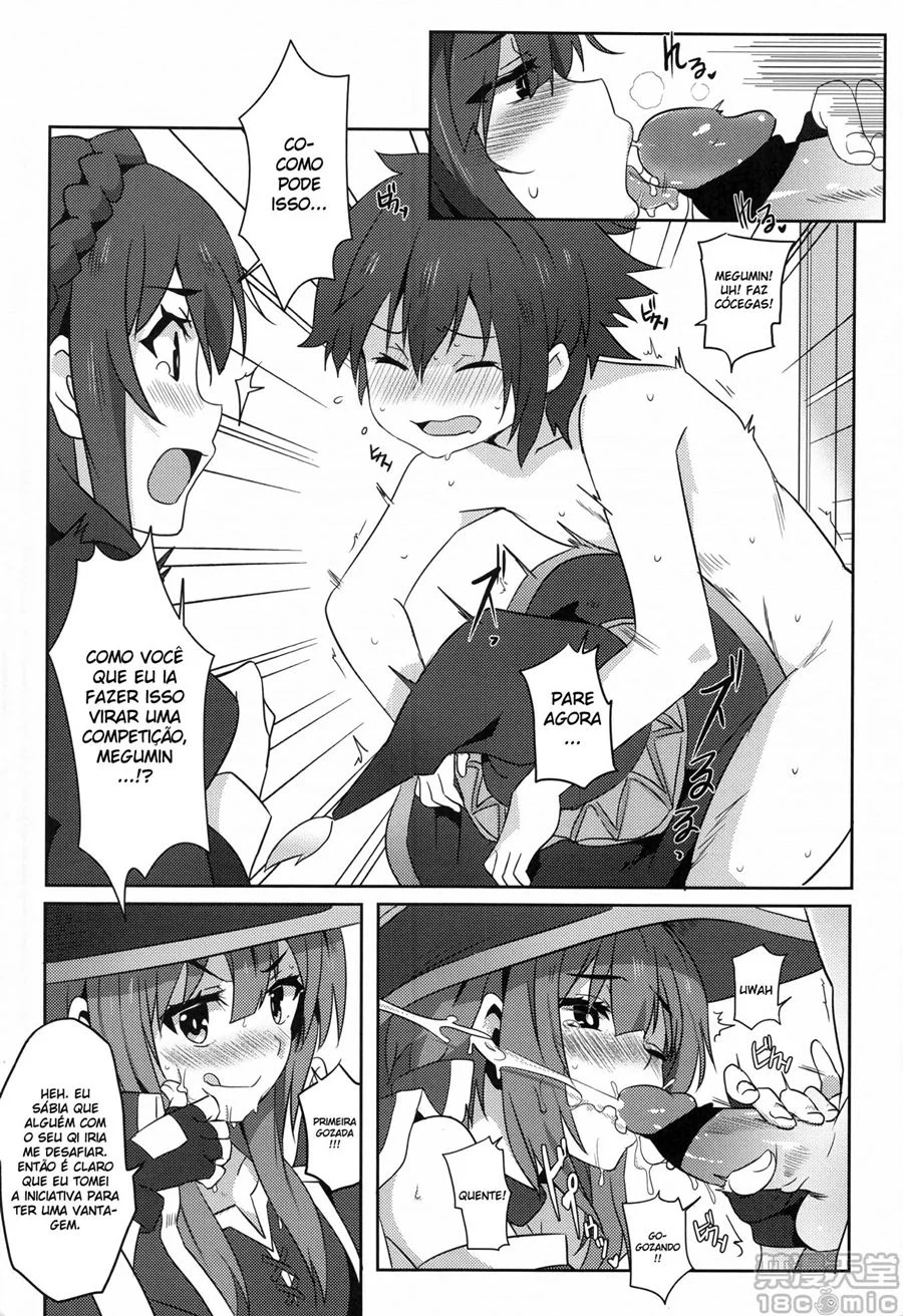 Megumin Recheada de Porra: Gêmeas gozando sem parar no hentai! Megumin Recheada de Porra: Gêmeas gozando sem parar no hentai!
