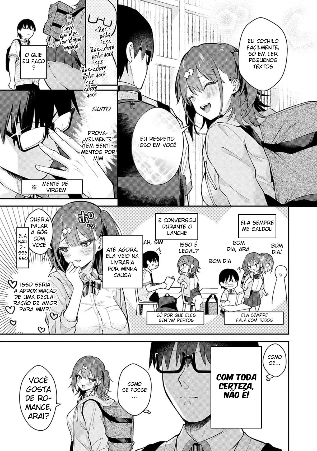 Uma mulher é pega em flagrante no banheiro e acaba cedendo a uma fantasia proibida