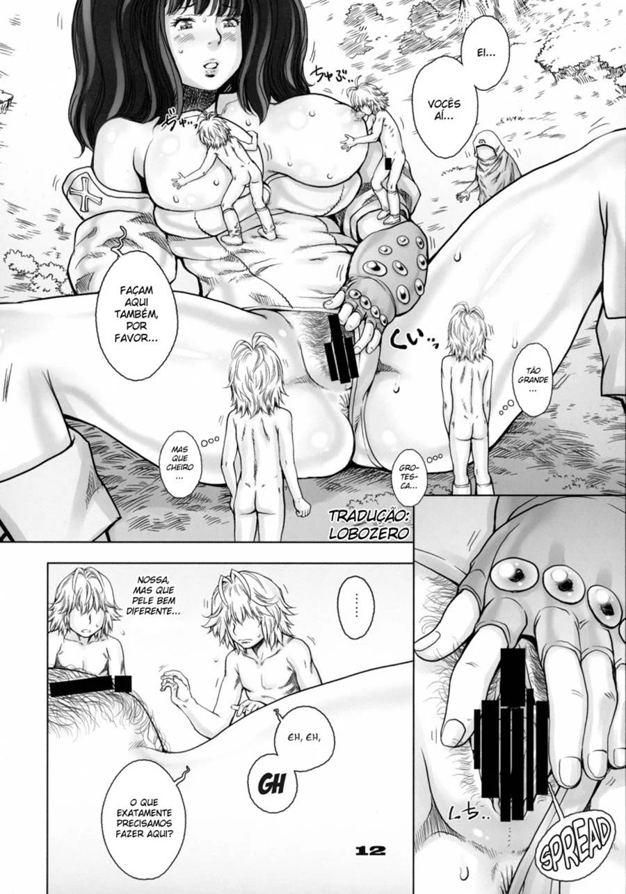 Meliodas Transando com a Gigante Diane - Cenas Quentes de Nanatsu no Taizai
