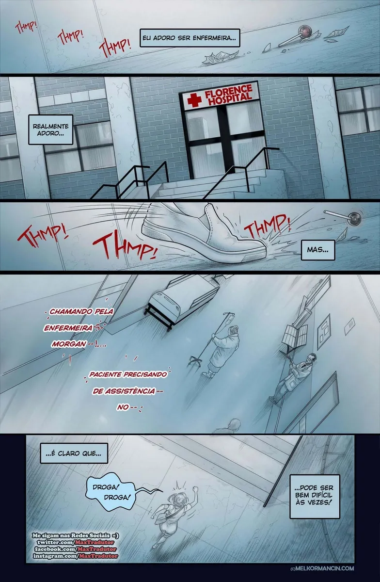 Histórias Eróticas: Nurse Morgan e Seus Serviços Íntimos em Quadrinhos
