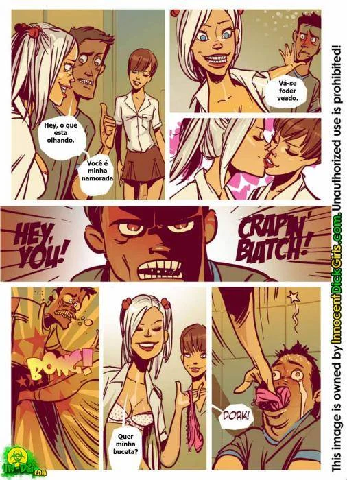 Ménage Explícito com Travesti - Quadrinhos Eróticos em HQ Pornô