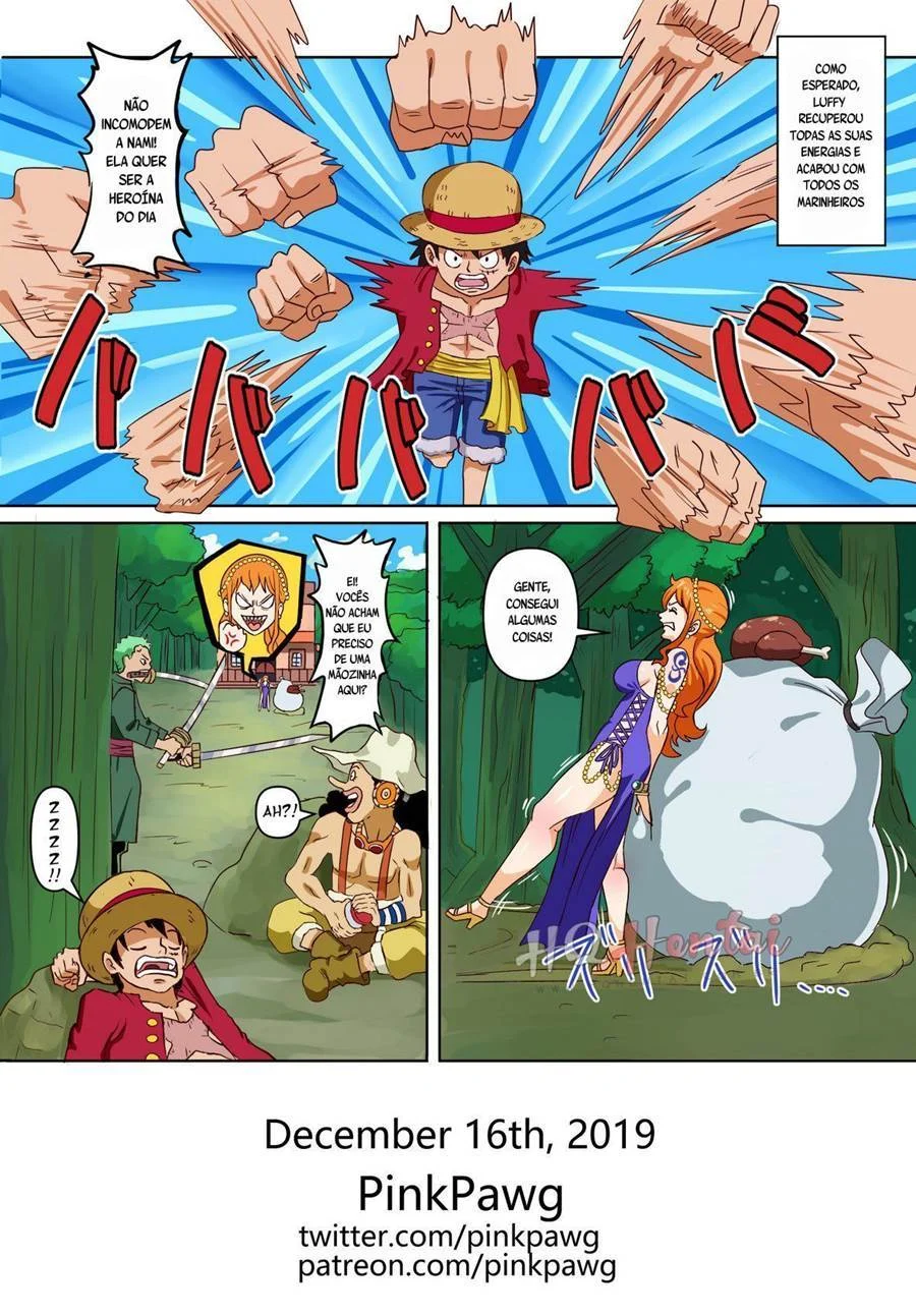 Safadas Piratas de One Piece: Sexo Explícito nos Quadrinhos Eróticos