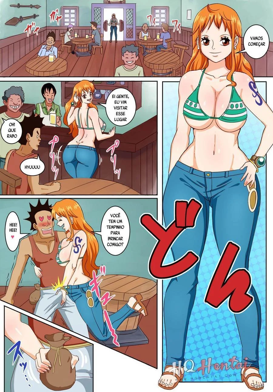 Safadas Piratas de One Piece: Sexo Explícito nos Quadrinhos Eróticos