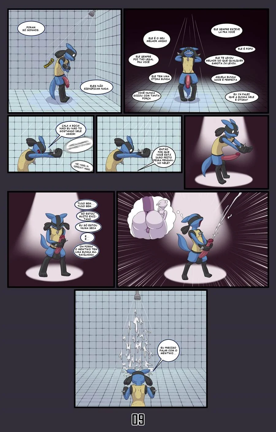 Quadrinhos Eróticos de Pokémon: Posso hipnotizá-la para fazer sexo?