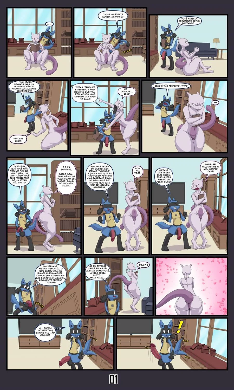 Quadrinhos Eróticos de Pokémon: Posso hipnotizá-la para fazer sexo?