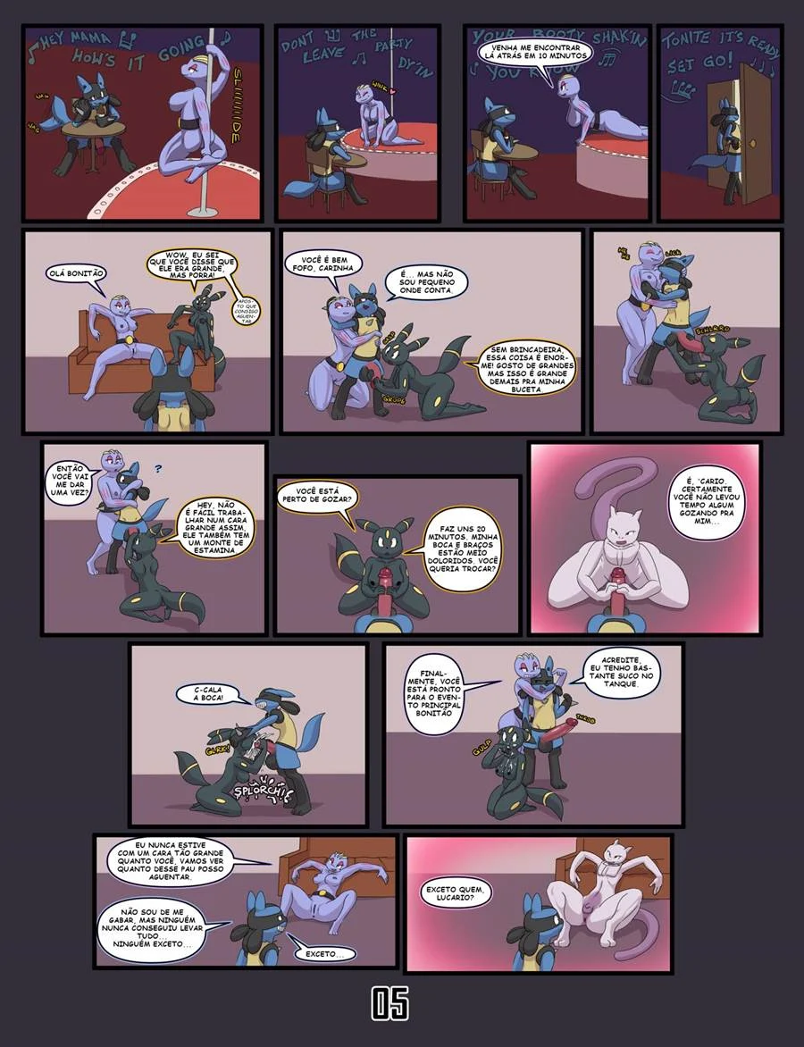 Quadrinhos Eróticos de Pokémon: Posso hipnotizá-la para fazer sexo?