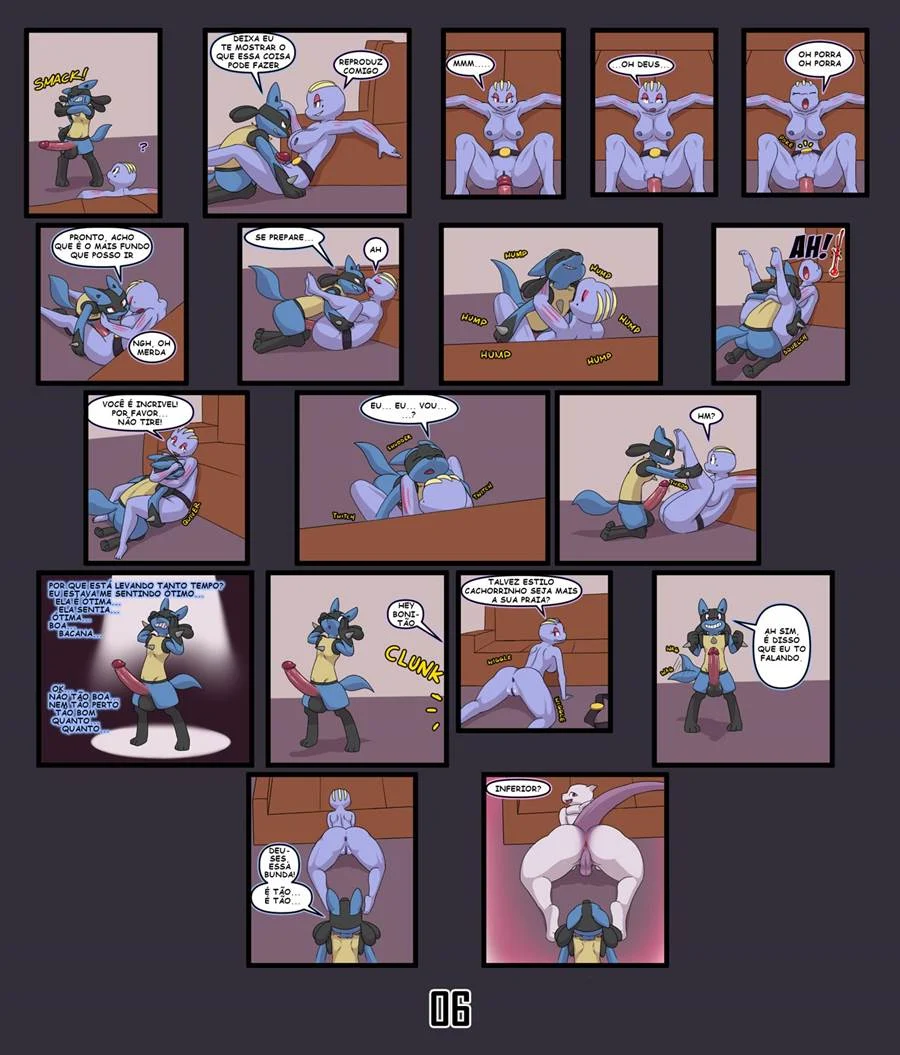 Quadrinhos Eróticos de Pokémon: Posso hipnotizá-la para fazer sexo?