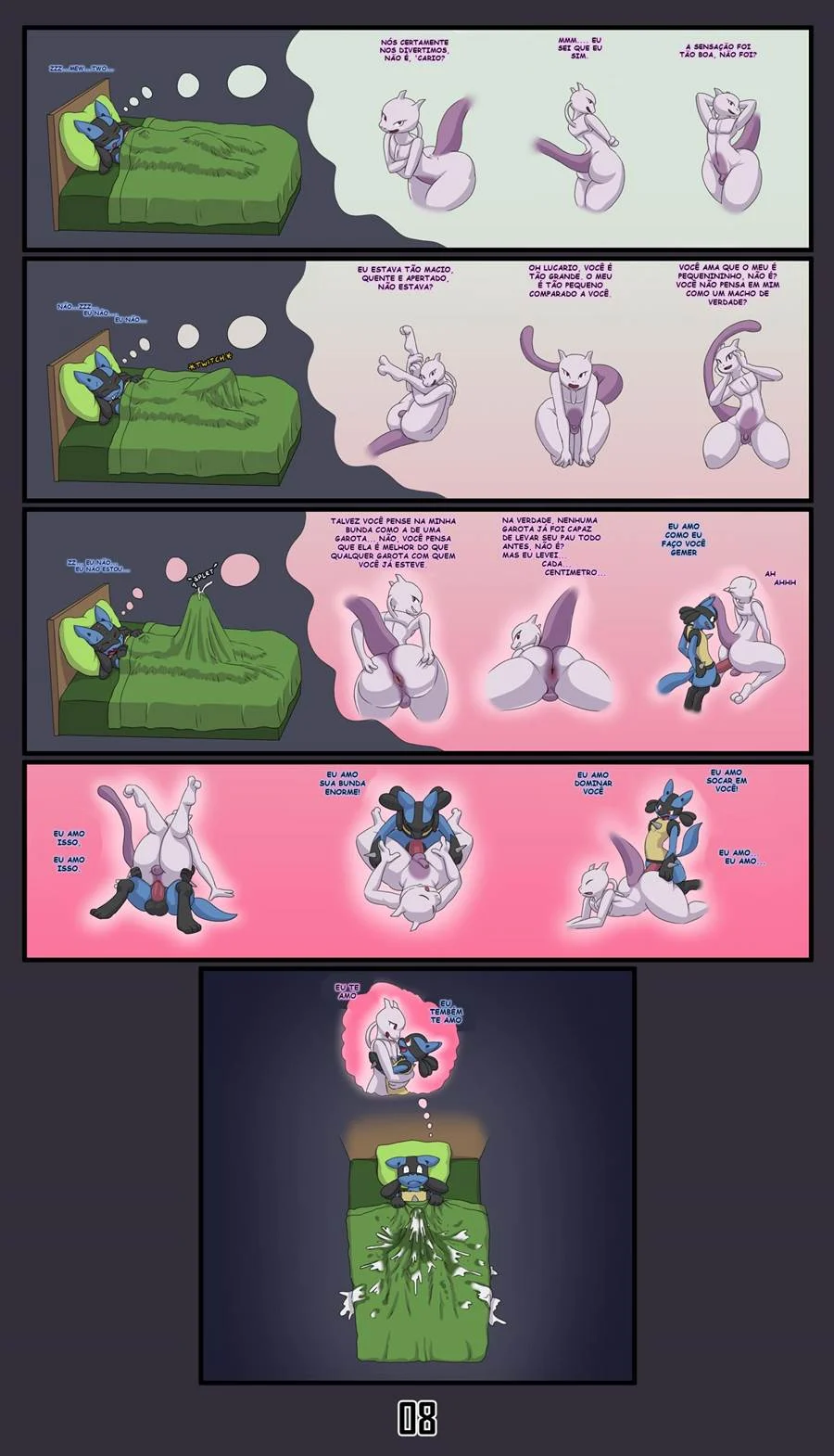 Quadrinhos Eróticos de Pokémon: Posso hipnotizá-la para fazer sexo?