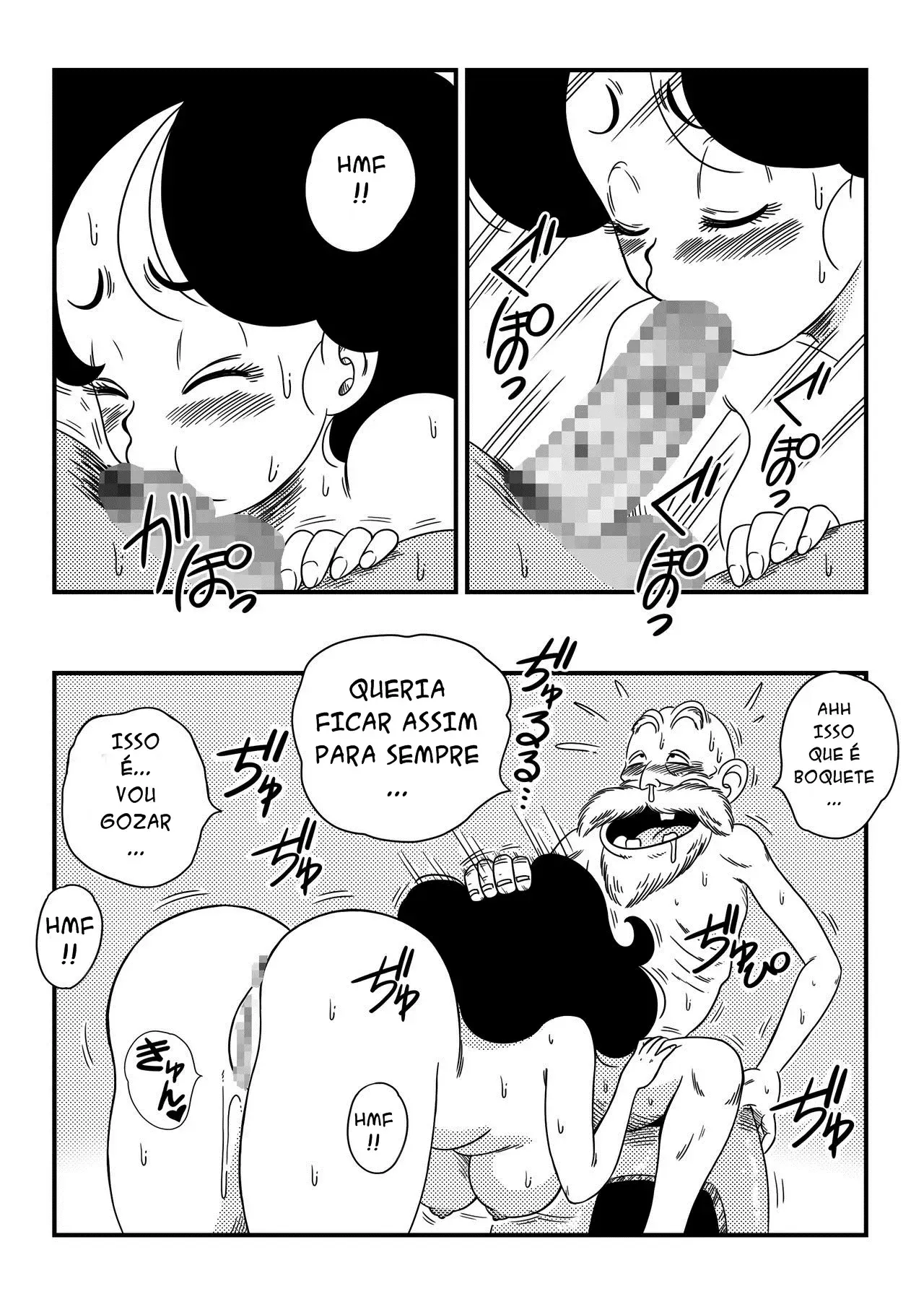Mestre Kame Aproveita o Vacilo: Cenas Quentes em Dragon Ball Hentai