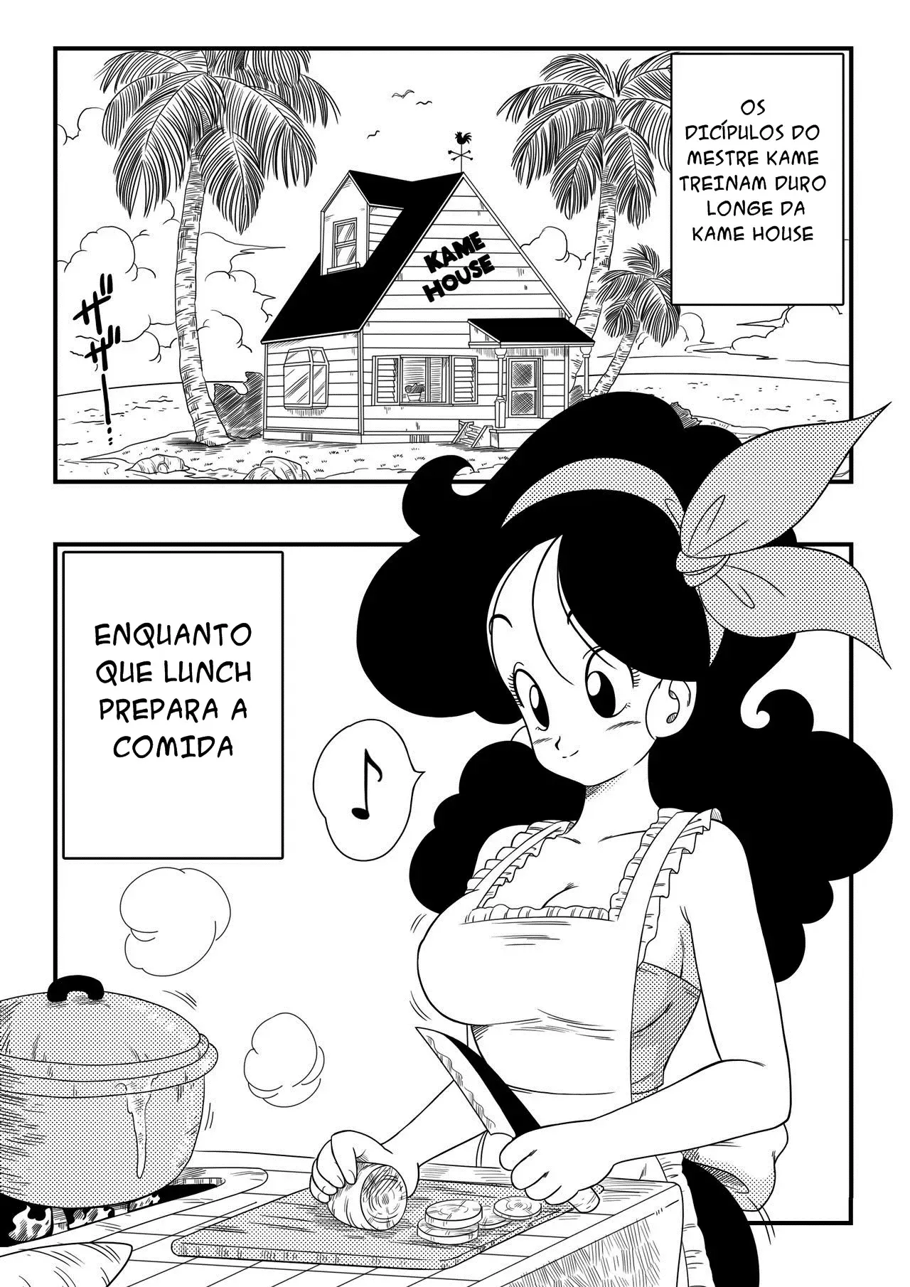 Mestre Kame Aproveita o Vacilo: Cenas Quentes em Dragon Ball Hentai
