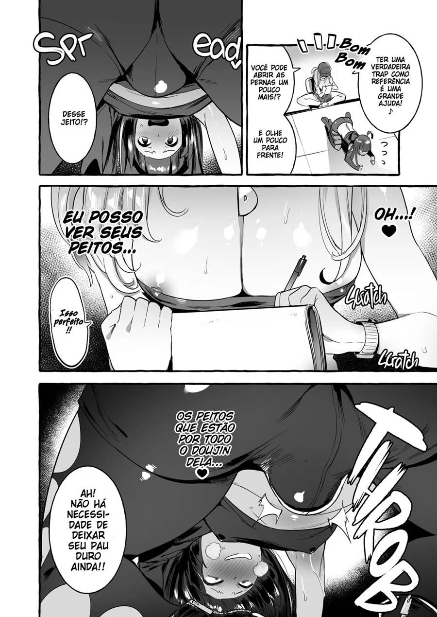 Quadrinhos Eróticos em Preto e Branco: Gal e Eu na Parede Sem Limites