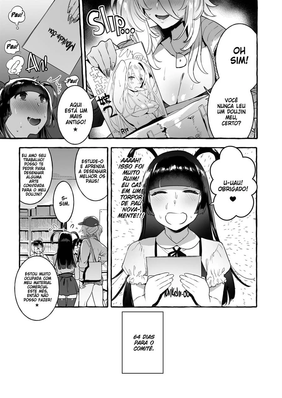 Quadrinhos Eróticos em Preto e Branco: Gal e Eu na Parede Sem Limites