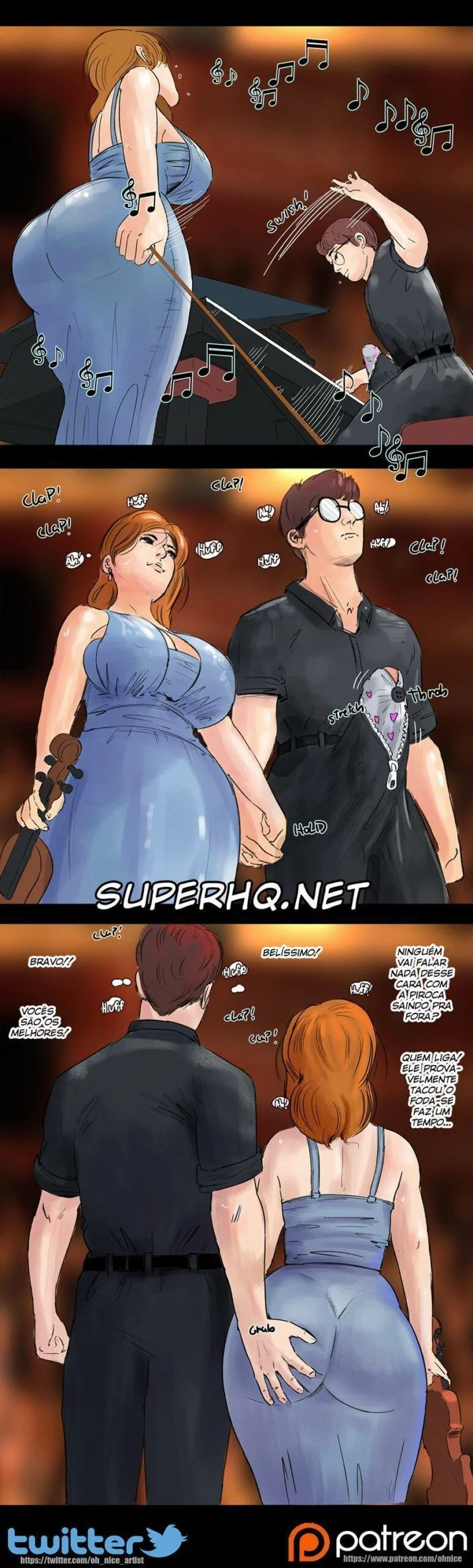 Fudendo a Esposa Famosinha: HQ Pornô com Muito Tesão Explícito