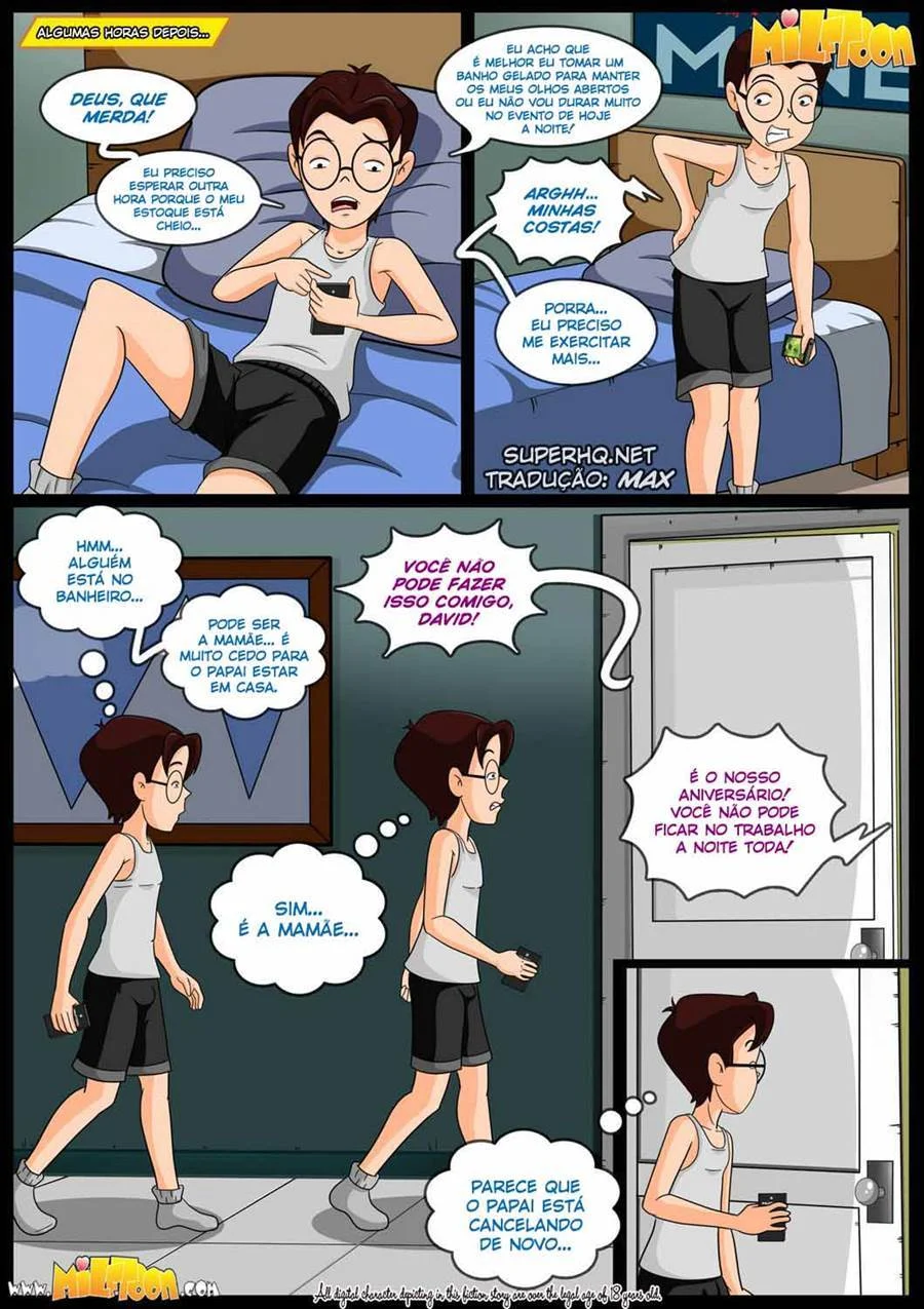 Sexo Explícito com a Mãe: Quadrinhos Proibidos de Foda Incestuosa