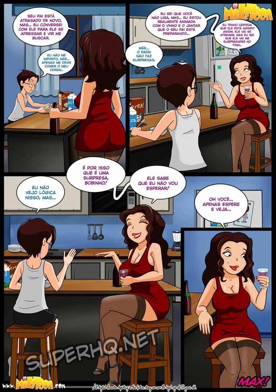 Sexo Explícito com a Mãe: Quadrinhos Proibidos de Foda Incestuosa