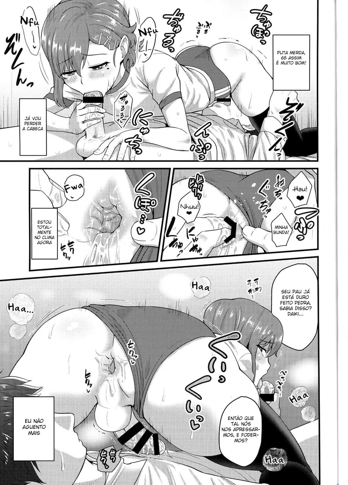 Amor Explícito com Meu Amigo Tomboy - Sexo Yuri Ardente nos Quadrinhos