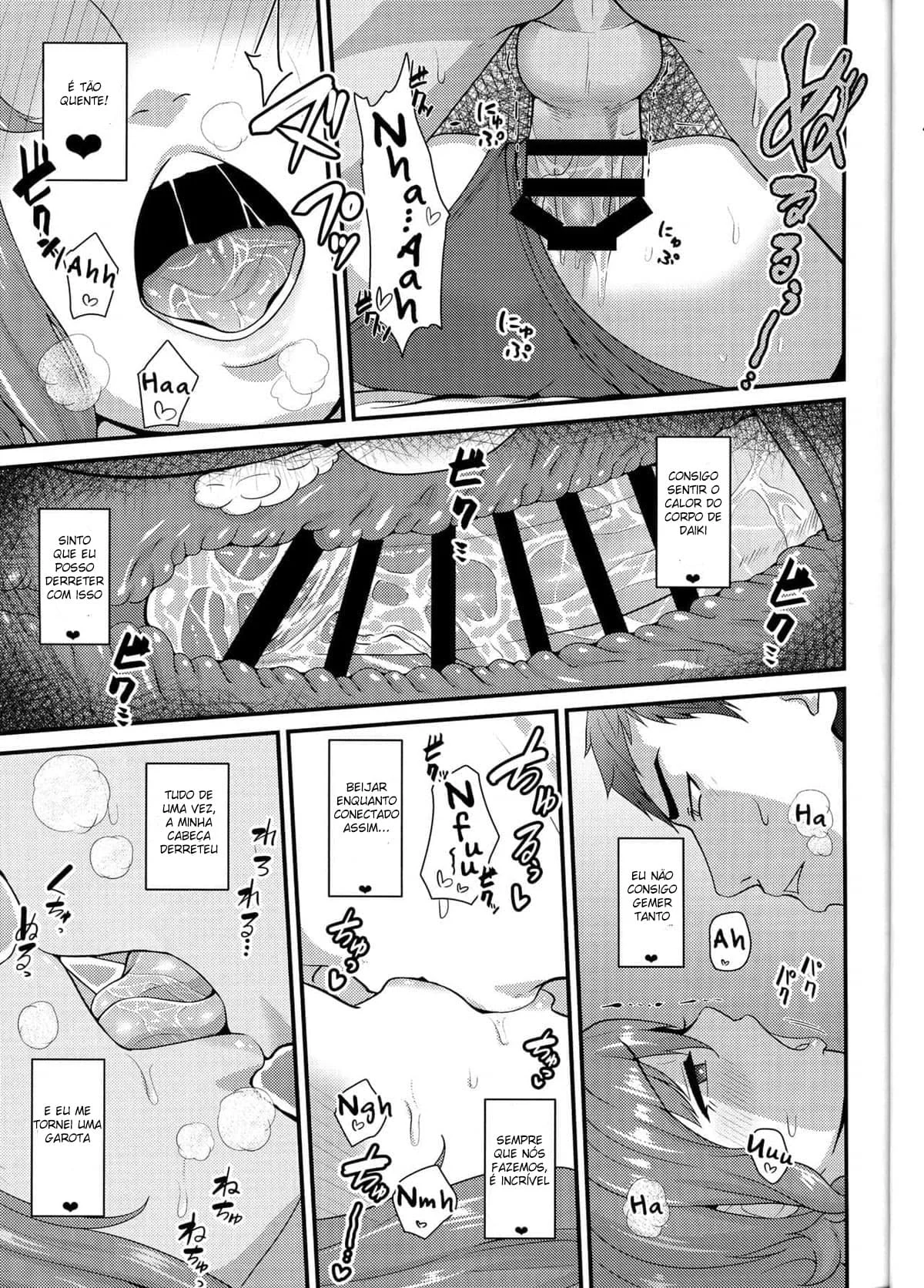 Amor Explícito com Meu Amigo Tomboy - Sexo Yuri Ardente nos Quadrinhos