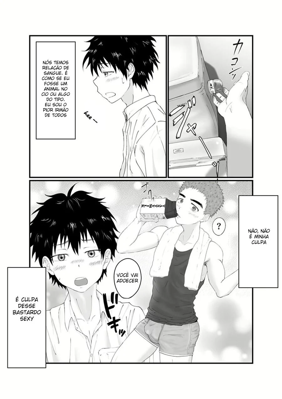 Meu Irmão é Meu Brinquedo Sexual Proibido - Fodas Brutais em HQ Yaoi