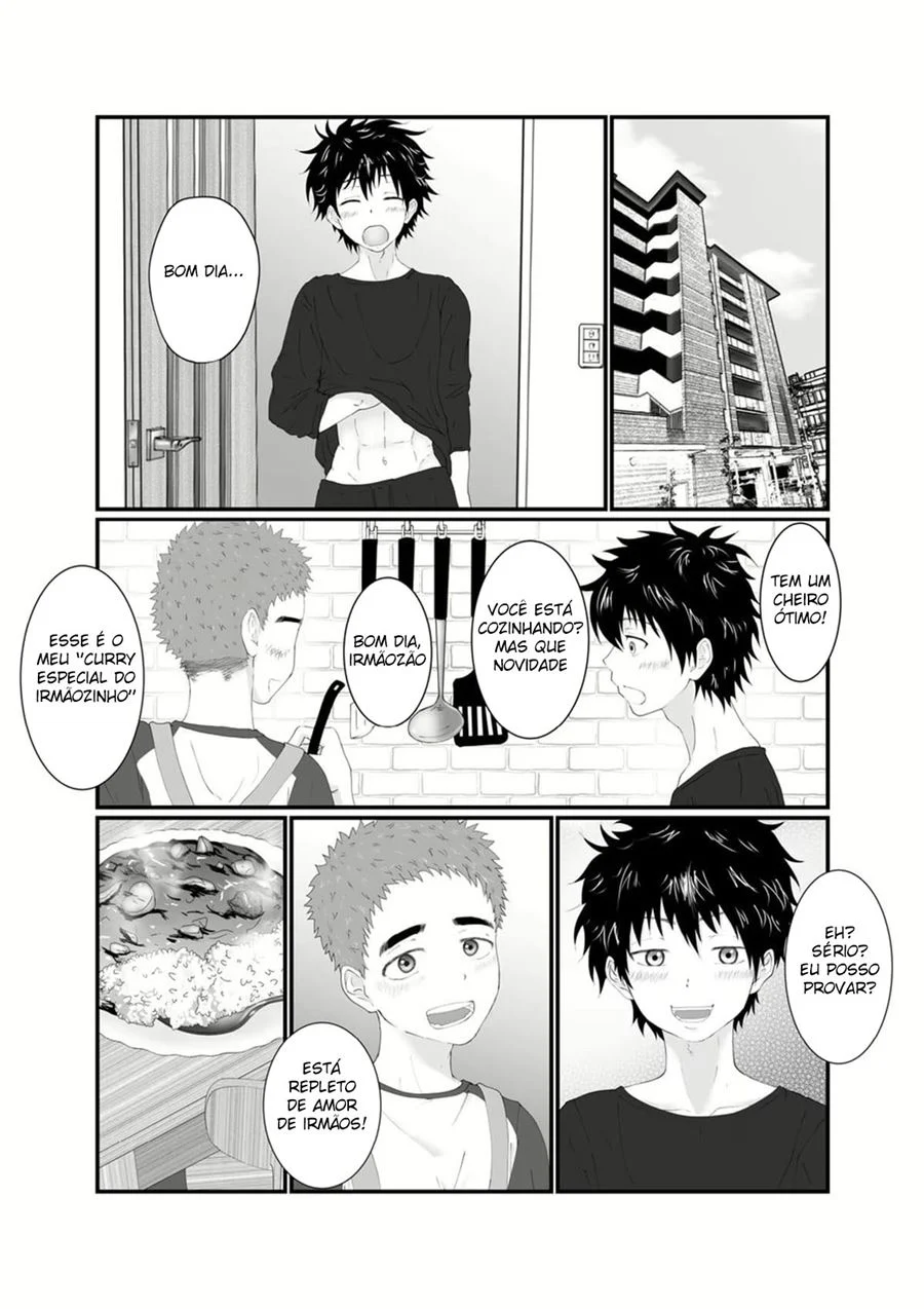 Meu Irmão é Meu Brinquedo Sexual Proibido - Fodas Brutais em HQ Yaoi