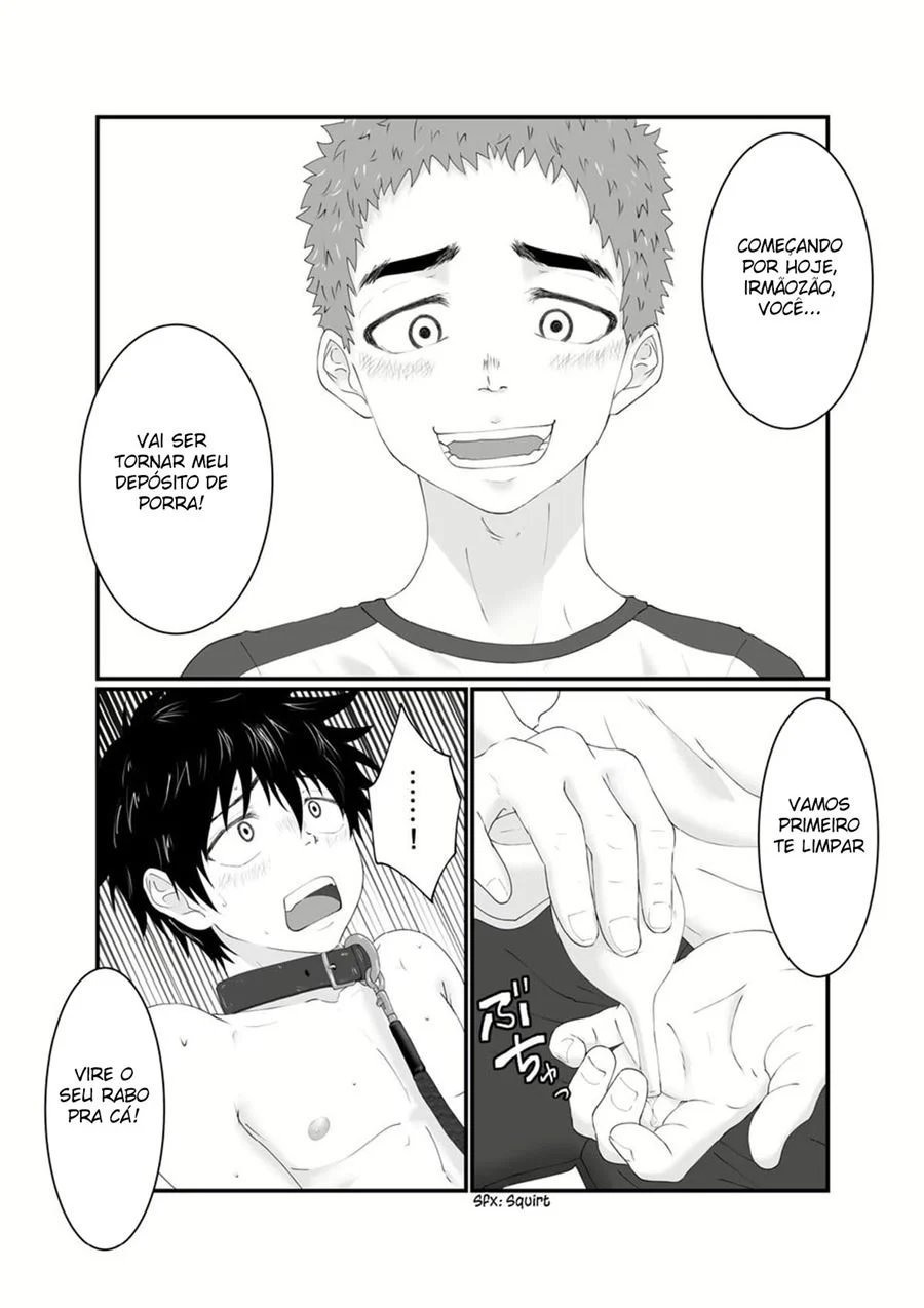 Meu Irmão é Meu Brinquedo Sexual Proibido - Fodas Brutais em HQ Yaoi