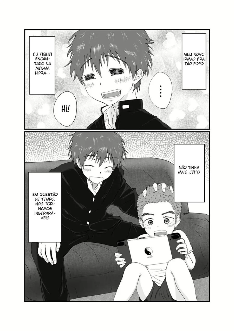 Meu Irmão é Meu Brinquedo Sexual Proibido - Fodas Brutais em HQ Yaoi