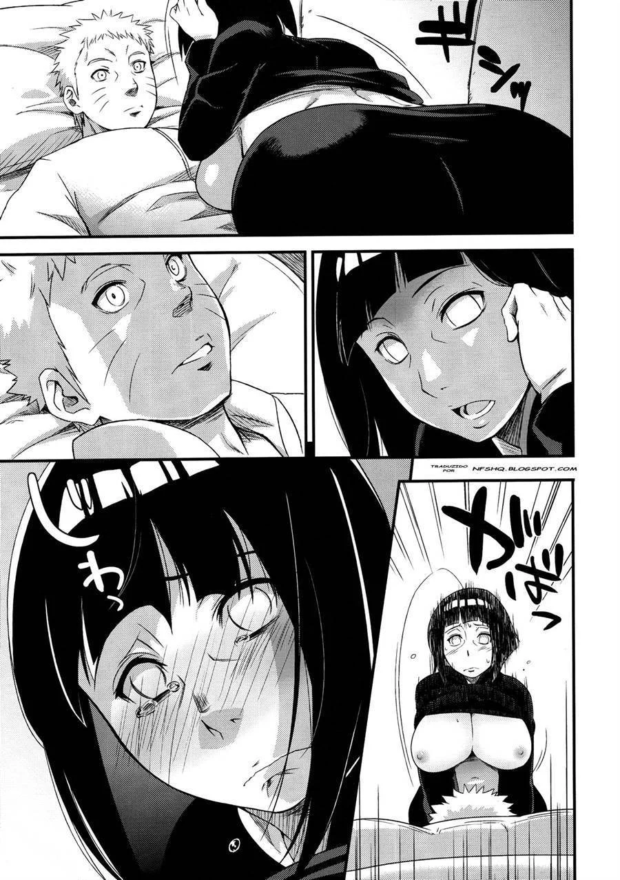 Fudendo a Hinata na Sombra: Quadrinhos Obscenos de Naruto com Cenas Explícitas