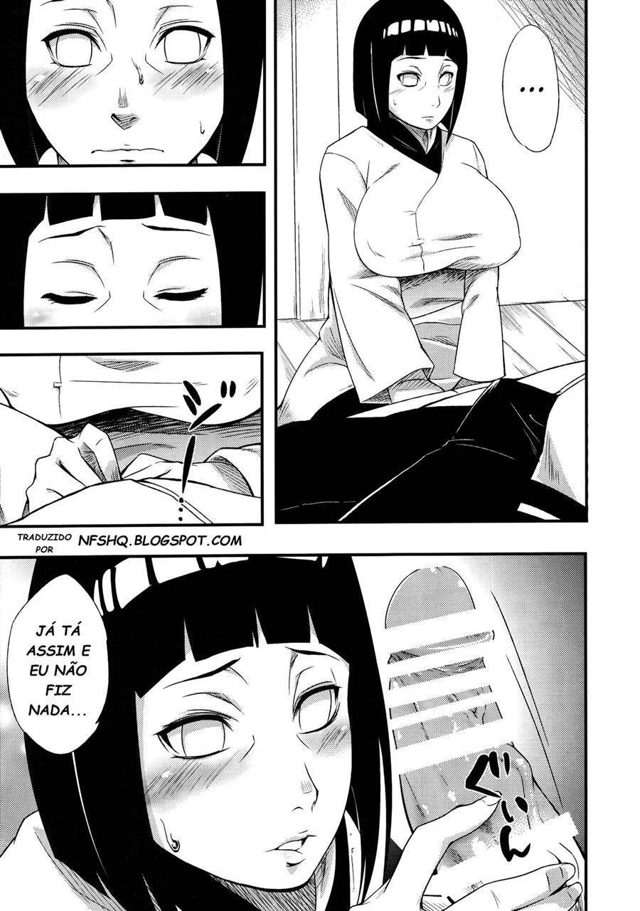 Fudendo a Hinata na Sombra: Quadrinhos Obscenos de Naruto com Cenas Explícitas