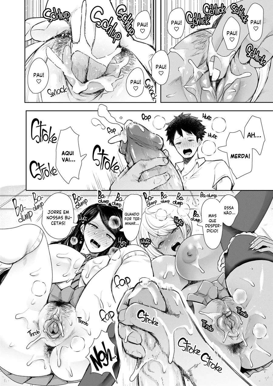 Meu Pau Gigante Faz as Gyarus Ficarem Aflitas Por Sexo