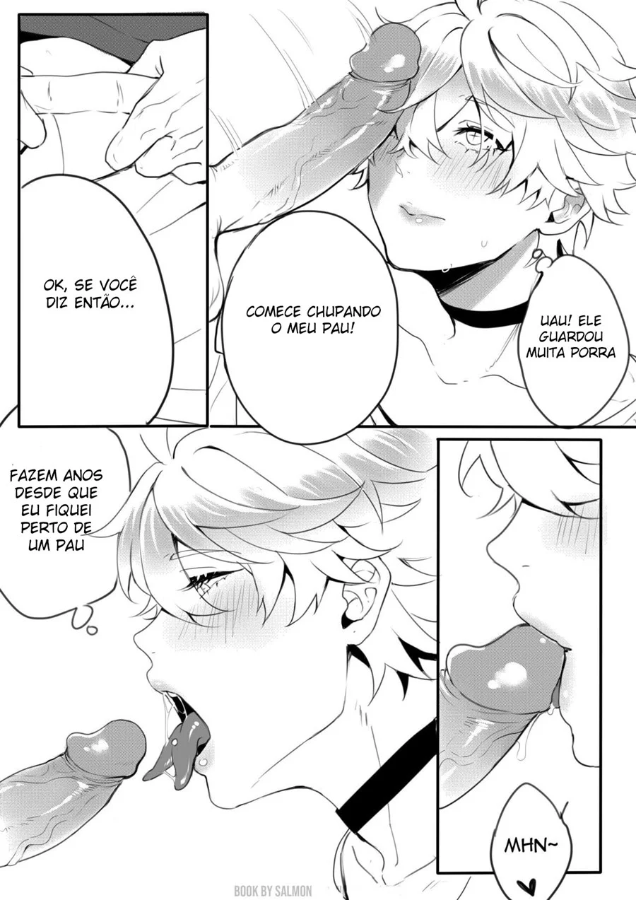 Anjo Guardião Transa: Yaoi Picante e Explícito em HQ