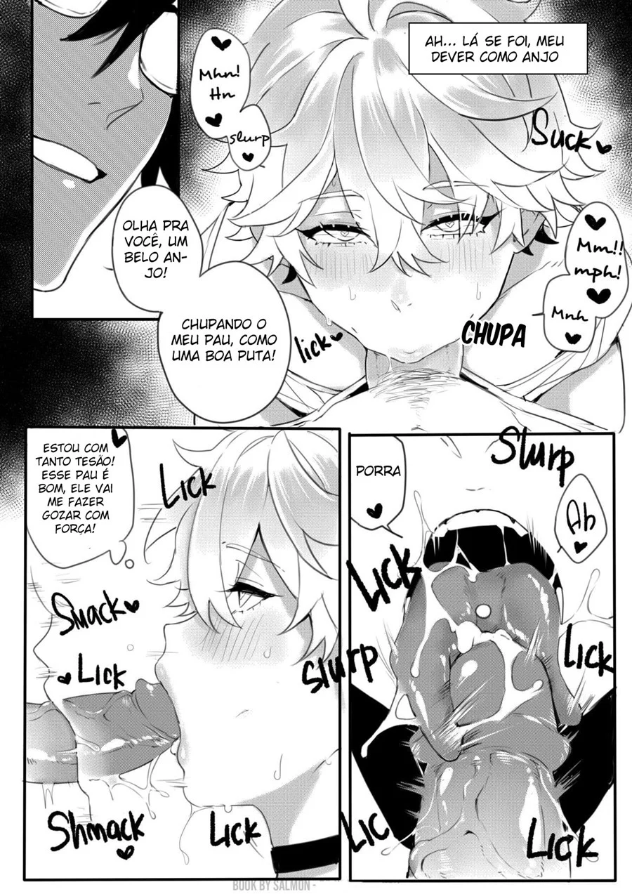 Anjo Guardião Transa: Yaoi Picante e Explícito em HQ
