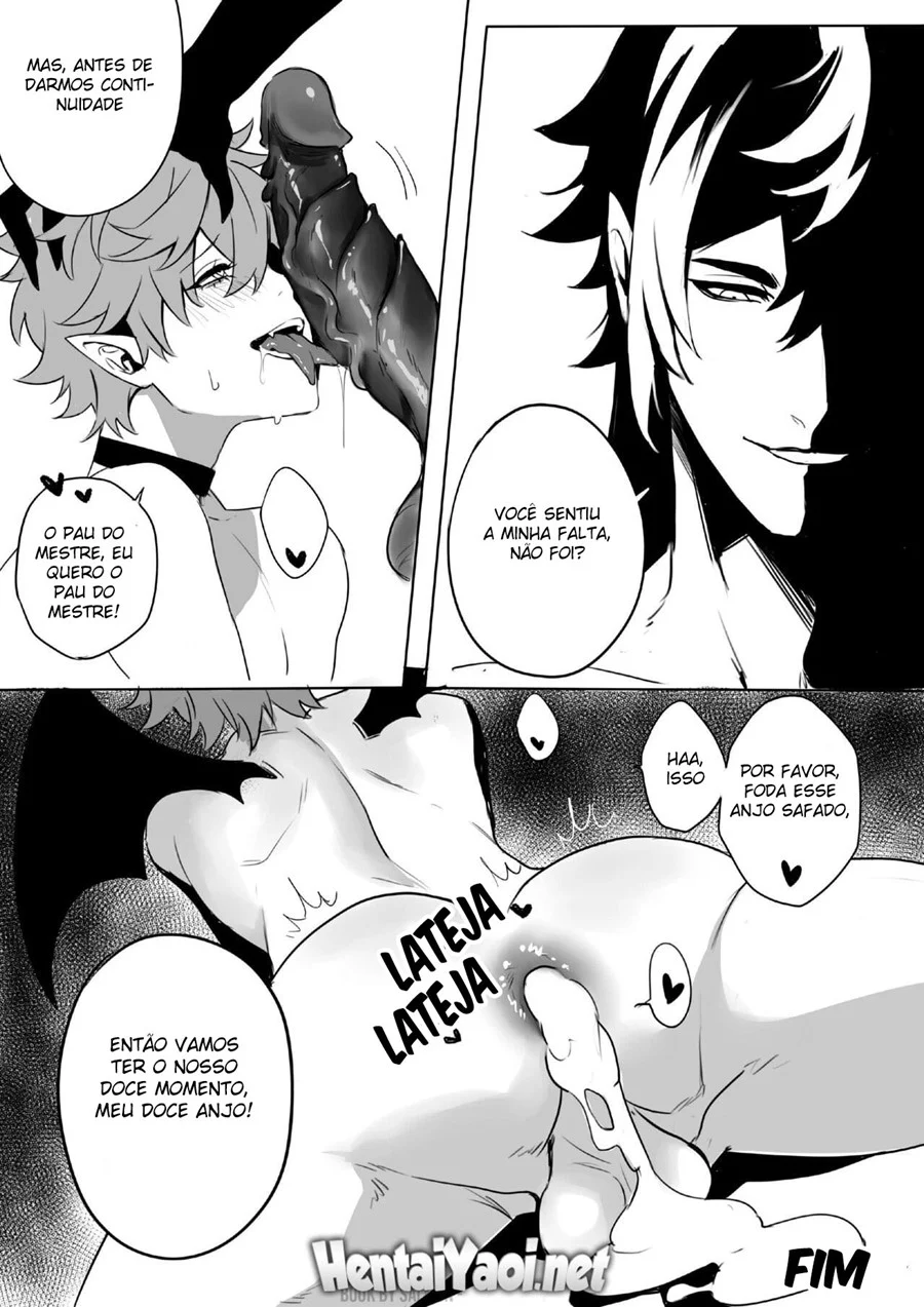 Anjo Guardião Transa: Yaoi Picante e Explícito em HQ