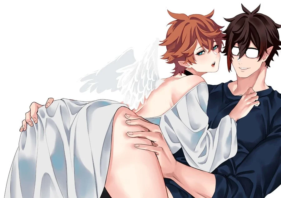 Anjo Guardião Transa: Yaoi Picante e Explícito em HQ