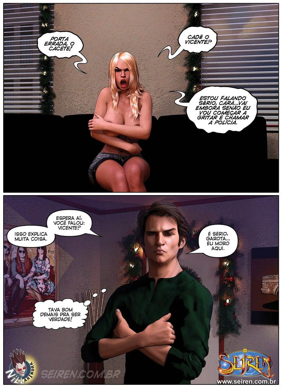 Presente Erótico de Natal: Histórias Picantes em Quadrinhos Provocantes